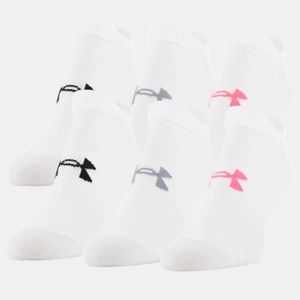 Brand new Umder Armour socks. 6 pairs of no show socks.